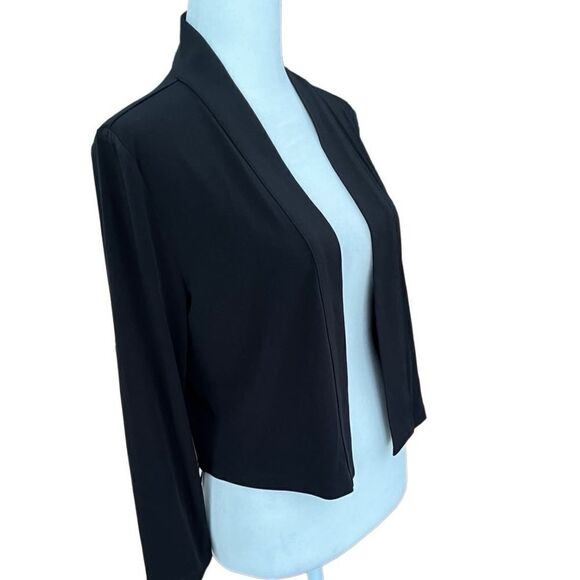 Calvin Klein Women's Long Sleeve Open front Cardigan Shrug, black, size M - Picture 7 of 8